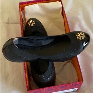 Tory Burch Jolie Ballet Flats shoes Black size 6